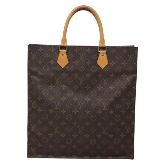 LOUIS VUITTON Monogram Sac Plat Hand Bag M51140 - Picture 2 of 12
